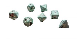 Dark Castle Ceramic Dice Set
