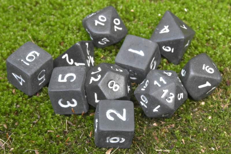 Dark Heart Dice Set