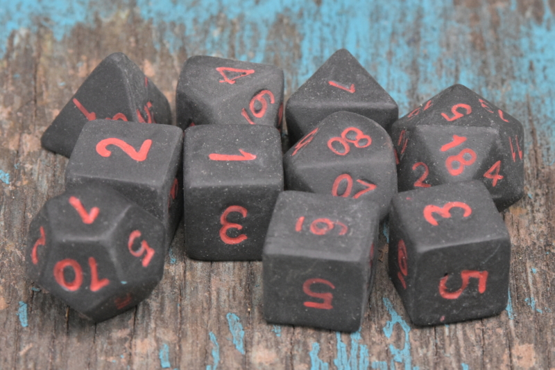 Necromancer Ceramic Dice Set