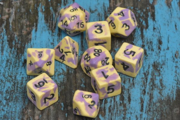 Psyy O'Narrah Ceramic Dice Set