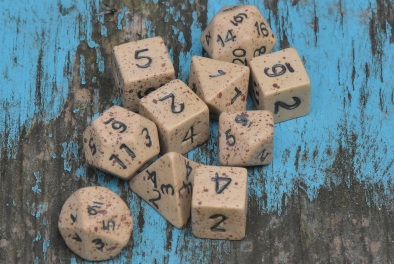 Sandstorm Ceramic Dice Set