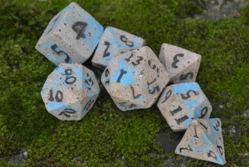 Poseidon's Gift Ceramic Dice Set