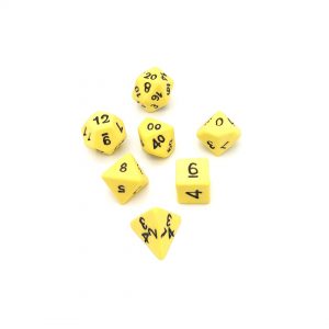 Unleash Adventure with the Ancient Scroll Ceramic Dice Set