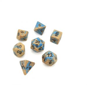 Poseidon's Gift: Premium Ceramic Dice Set for DND and Tabletop Games