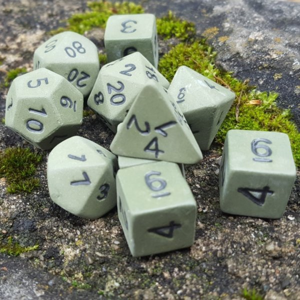 Forgotten Forest Ceramic Dice Set