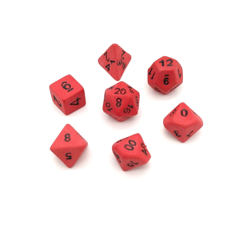 Fireball Ceramic Dice Set