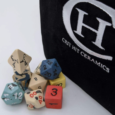Extended 10 Set Blind Bag of Ceramic Dice Set