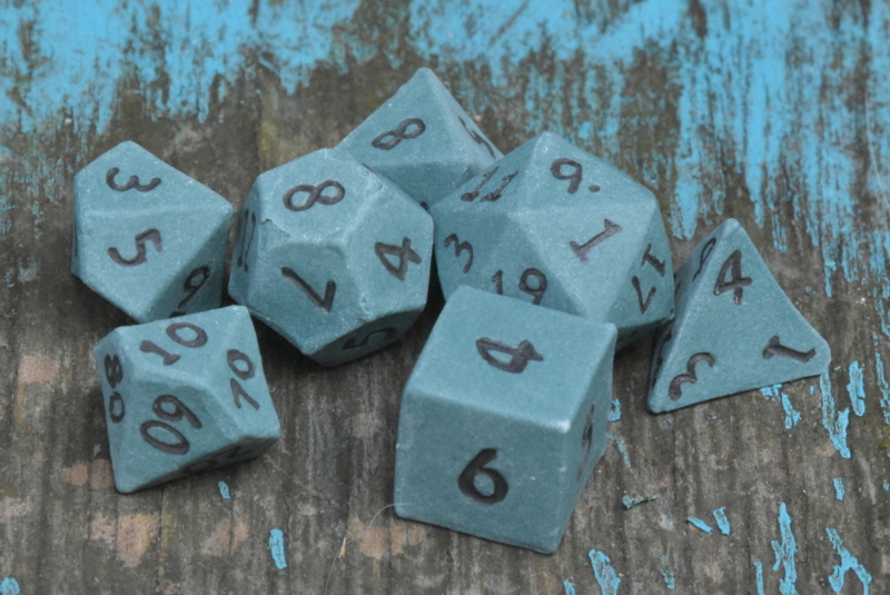 Ancient Mariner Ceramic Dice Set: Perfect for Tabletop Games