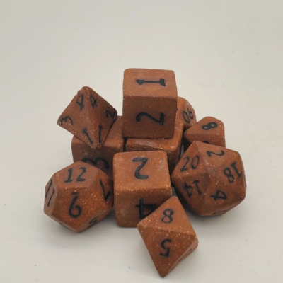 Dwarven Deep Iron Extended Dice Set