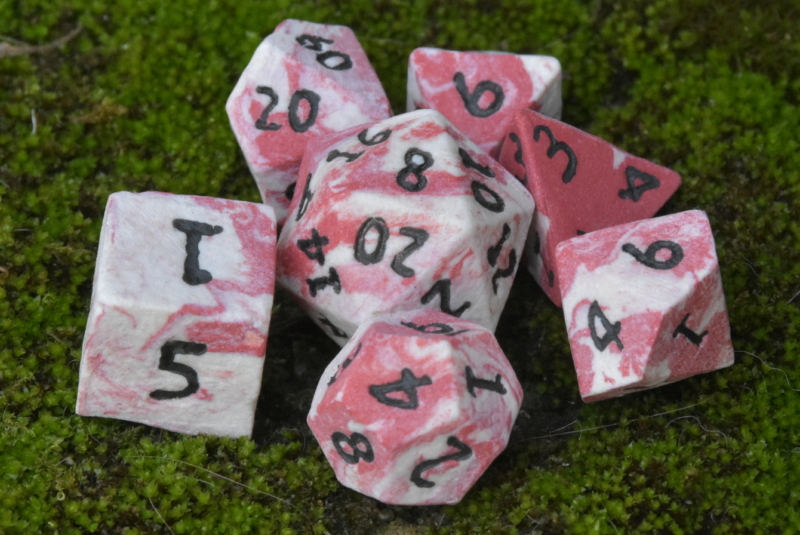 Premium Meatshield Ceramic Dice Set for Tabletop Games