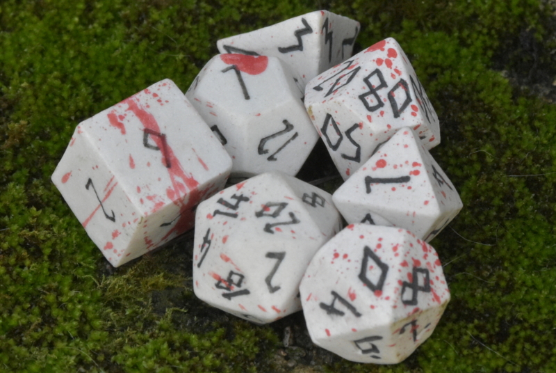 Runic Skeleton Dice Set: An Essential for Tabletop Gaming Enthusiasts